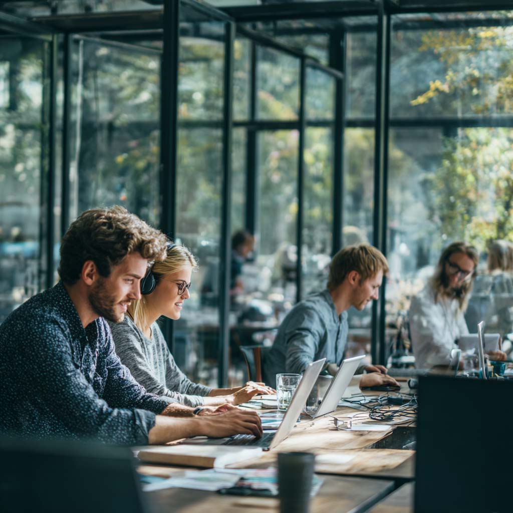 Team entwickelt Content Marketing Strategie